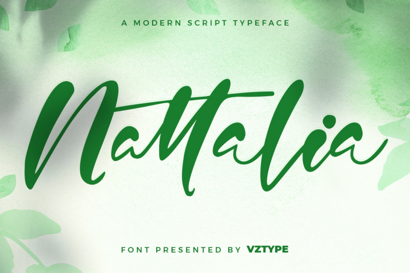 Nattalia Script Font