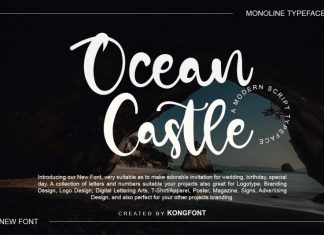 Ocean Castle Script Font