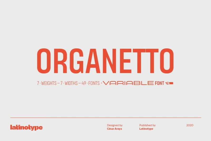 Organetto Sans Serif Font