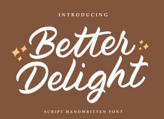 Better Delight Script Font
