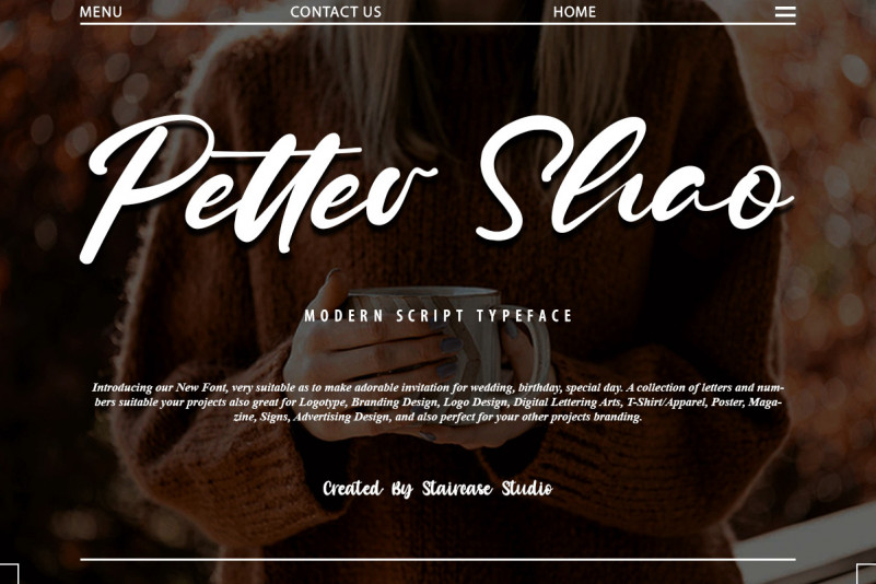 Petter Shao Script Font
