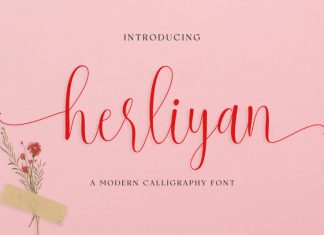 Herliyan Calligraphy Font