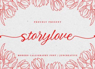 Storylove Script Font
