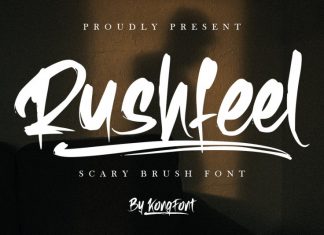 Rushfeel Brush Font
