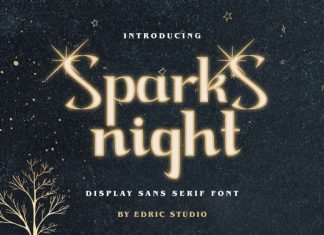 Spark Night Display Font