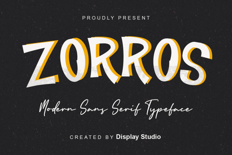 Zorros Display Font