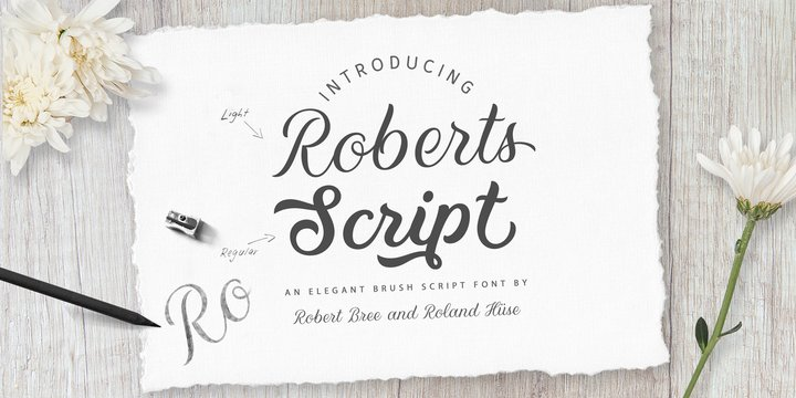 Roberts Script Font