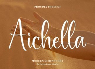 Aichella Script Font
