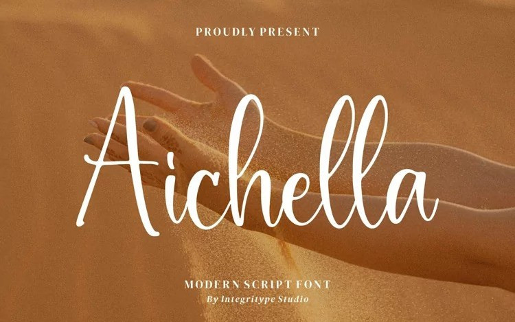 Aichella Script Font