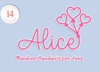 Alice Handwritten Font