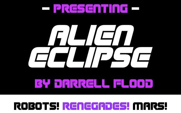 Alien Eclipse Display Font