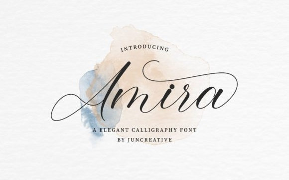 Amira Calligraphy Font