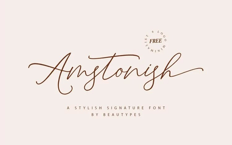 Amstonish Handwritten Font