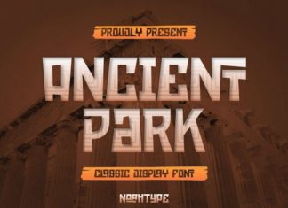 Ancient Park Display Font