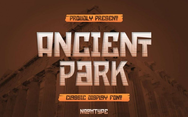 Ancient Park Display Font