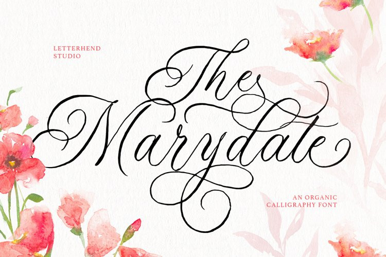 Marydate Calligraphy Font