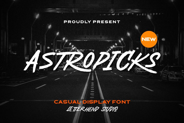 Astropicks Brush Font