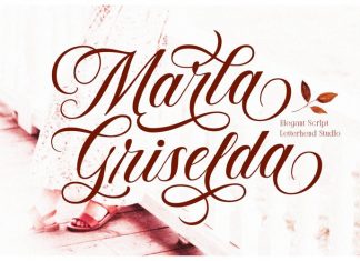 Marla Griselda Calligraphy Font