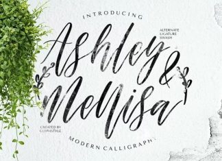 Ashley & Mellisa Script Font