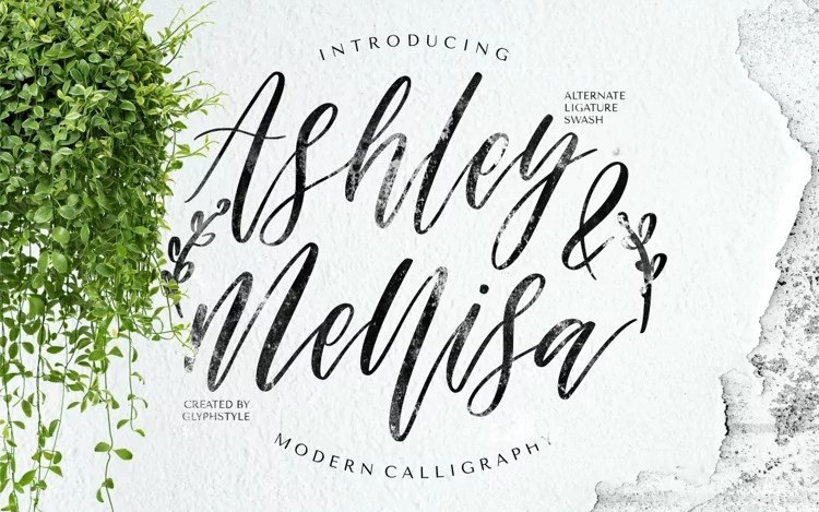 Ashley & Mellisa Script Font