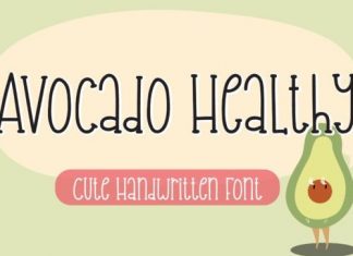 Avocado Healthy Display Font