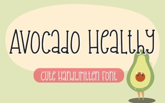 Avocado Healthy Display Font