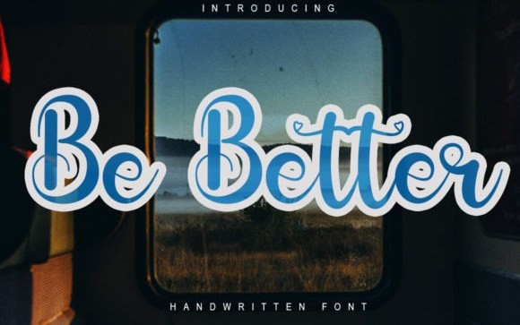 Be Better Script Font
