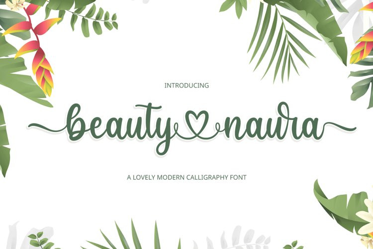 Beauty Naura Script Font