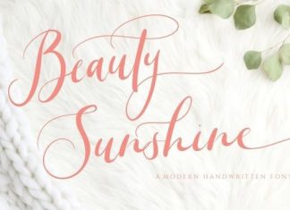 Beauty Sunshine Script Font