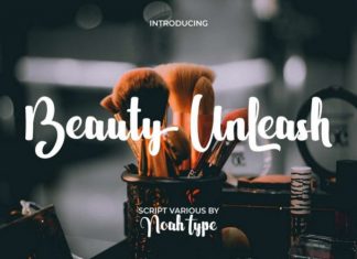 Beauty Unleash Script Font