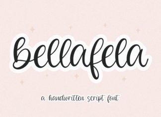 Bellafela Script Font