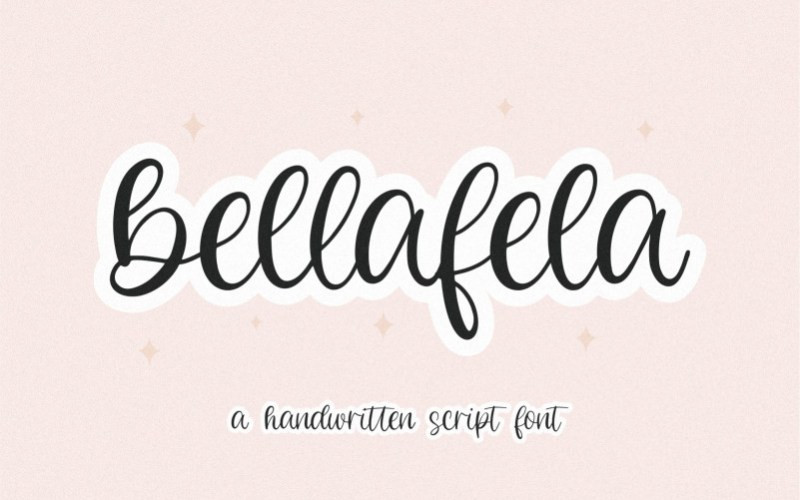 Bellafela Script Font