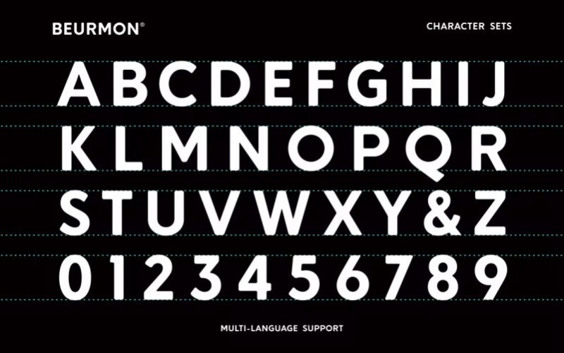 Beurmon Sans Serif Font