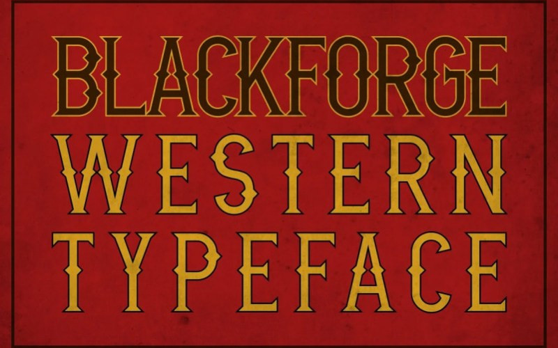 Blackforge Display Font