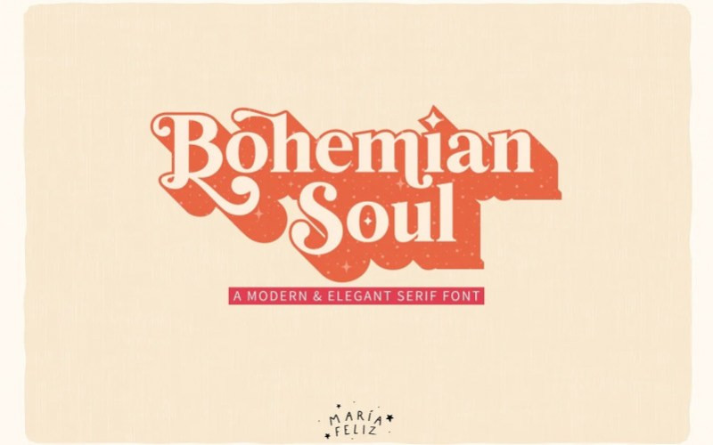 Bohemian Soul Serif Font