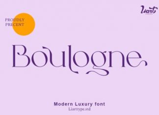 Boulogne Serif Font