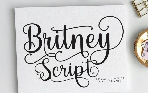 Britney Calligraphy Font