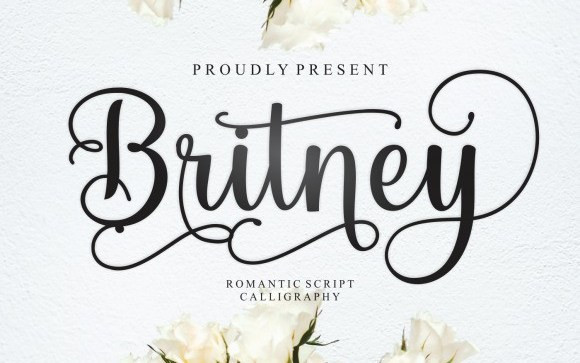 Britney Calligraphy Font
