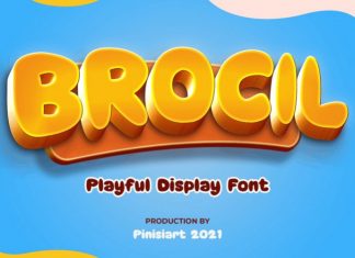 BROCIL Display Font