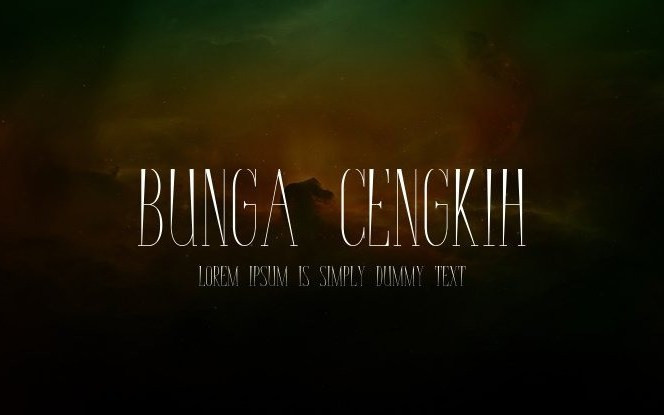 Bunga Cengkih Serif Font