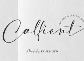 Callient Handwritten Font