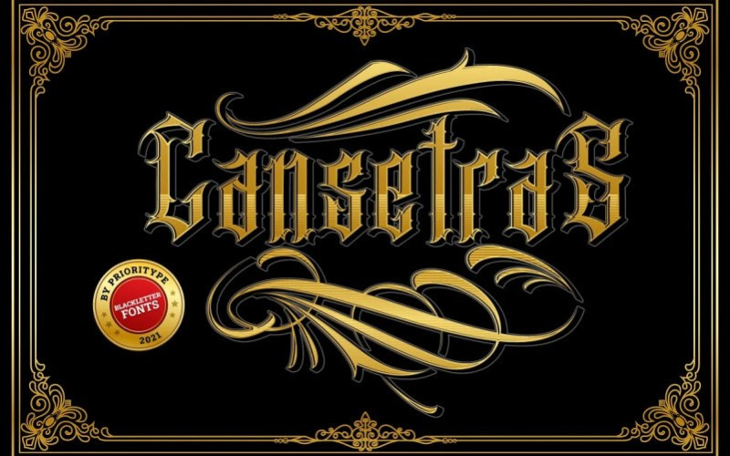 Cansetras Blackletter Font