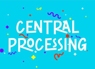 Central Processing Display Font