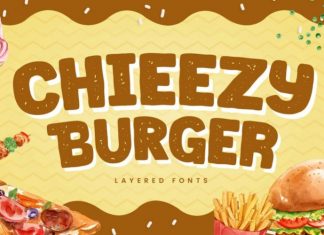 Chieezy Burger Display Font