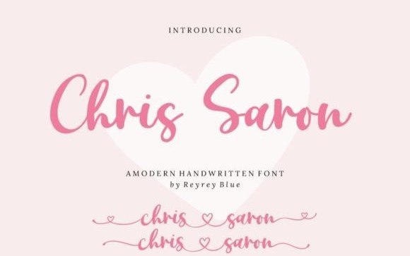 Chris Sharon Calligraphy Font