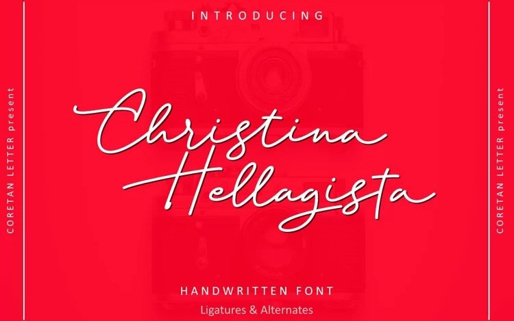 Christina Hellagista Handwritten Font