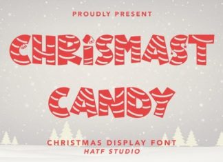 Christmas Candy Display Font