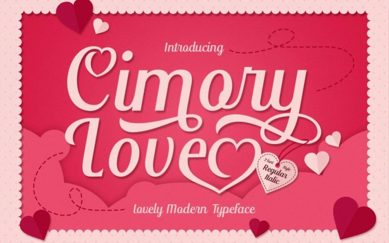 Cimory Love Calligraphy Font