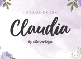 Claudia Script Font
