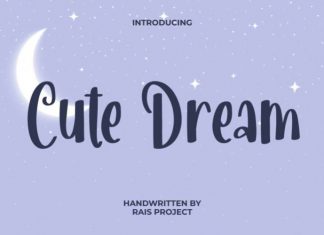 Cute Dream Display Font